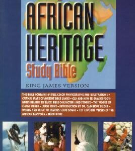 Original African Heritage Study Bible-KJV-Large Print book cover